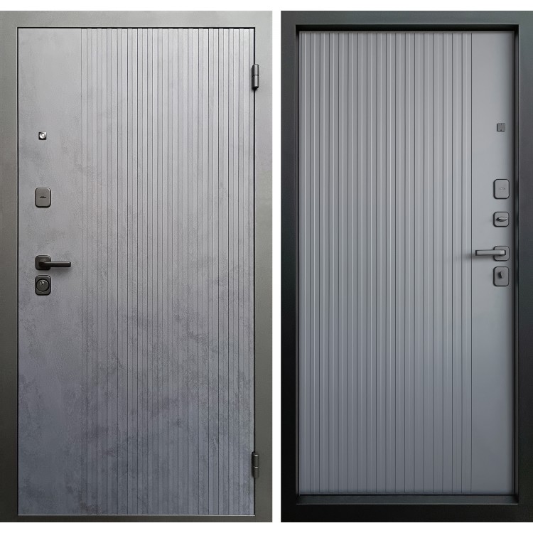 ПРОМЕТ «Рона» Графит Нубук | Входная металлическая дверь