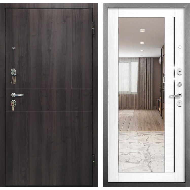 ПРОМЕТ «Урбан Зеркало» | Входная металлическая дверь