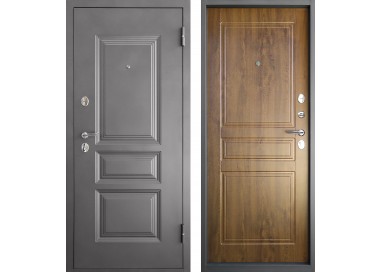 ПРОМЕТ «Марс 6 Классика» Дуб Тёмный Квартирный | Входная металлическая дверь