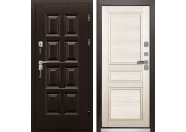 ПРОМЕТ «Винтер» Белёный Дуб ТЕРМОРАЗРЫВ | Входная металлическая дверь