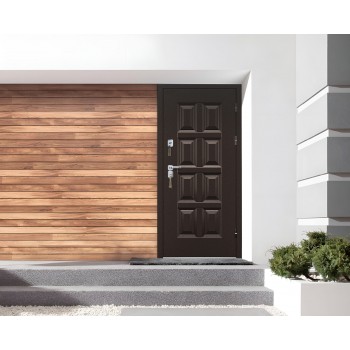 ПРОМЕТ «Винтер» Белёный Дуб ТЕРМОРАЗРЫВ | Входная металлическая дверь