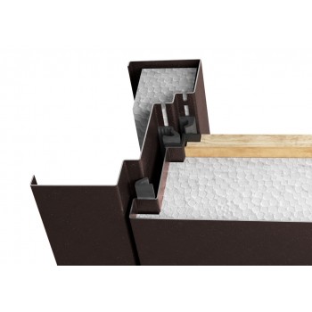 ПРОМЕТ «Винтер» Белый Муар ТЕРМОРАЗРЫВ | Входная металлическая дверь