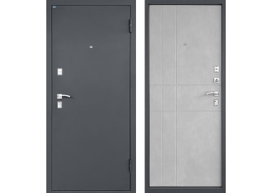 ПРОМЕТ «ТИТАН АНТЕРО» Бетон Снежный | Входная металлическая дверь