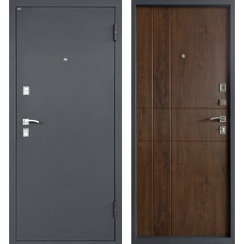 ПРОМЕТ «ТИТАН АНТЕРО» Дуб Тёмный Квартирный | Входная металлическая дверь