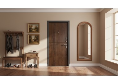 ПРОМЕТ «ТИТАН АНТЕРО» Дуб Тёмный Квартирный | Входная металлическая дверь