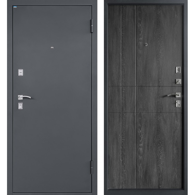 ПРОМЕТ «ТИТАН АНТЕРО» Дуб Шале-Графит | Входная металлическая дверь