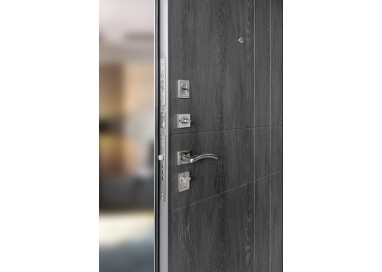 ПРОМЕТ «ТИТАН АНТЕРО» Дуб Шале-Графит | Входная металлическая дверь